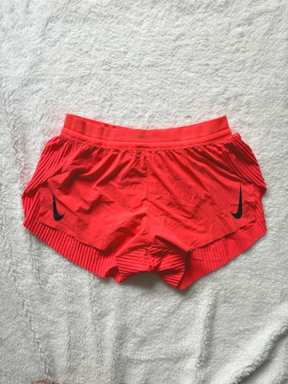 Nike AeroSwift Running Shorts Neon Orange Dri-FIT ADV Size Small CZ9398-635